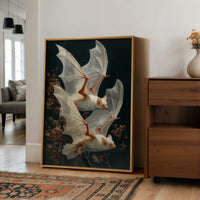 Ghost Wings at the Dried Branch