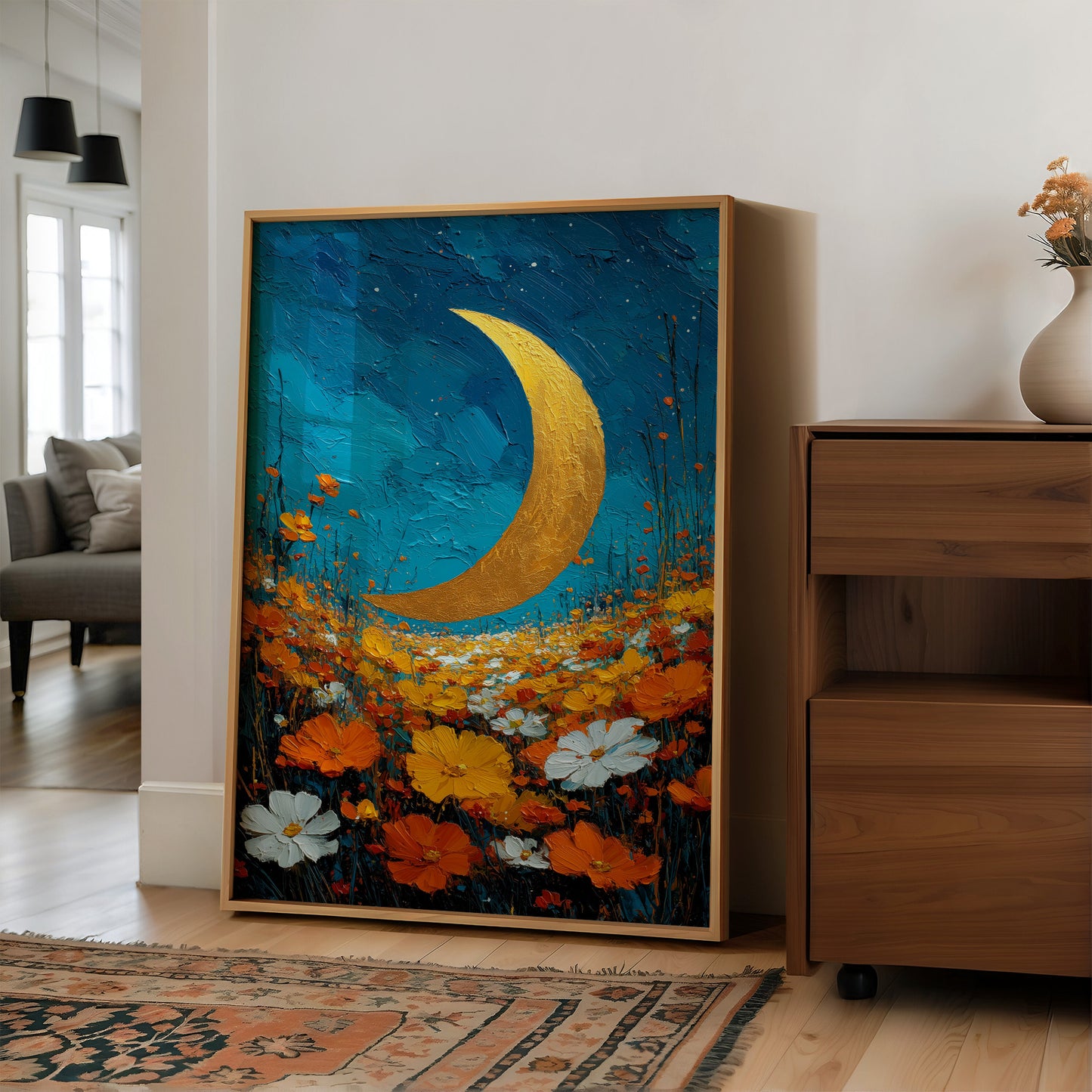 The Moon Stayed for the Wildflowers
