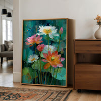 Lotus Flowers After the Rain