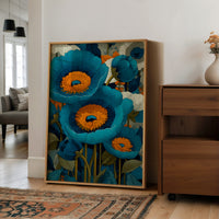 Bold Blue, Burning at the Center