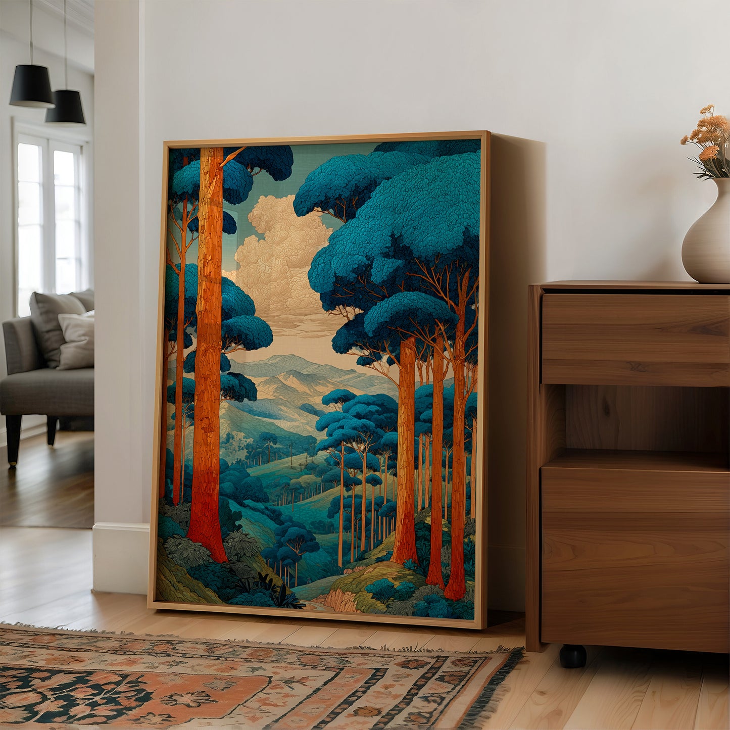 The Forest Opened and the Mountains Were There