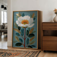 One White Flower, Perfectly Placed