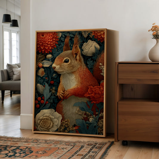 The Squirrel Who Stayed for the Flowers