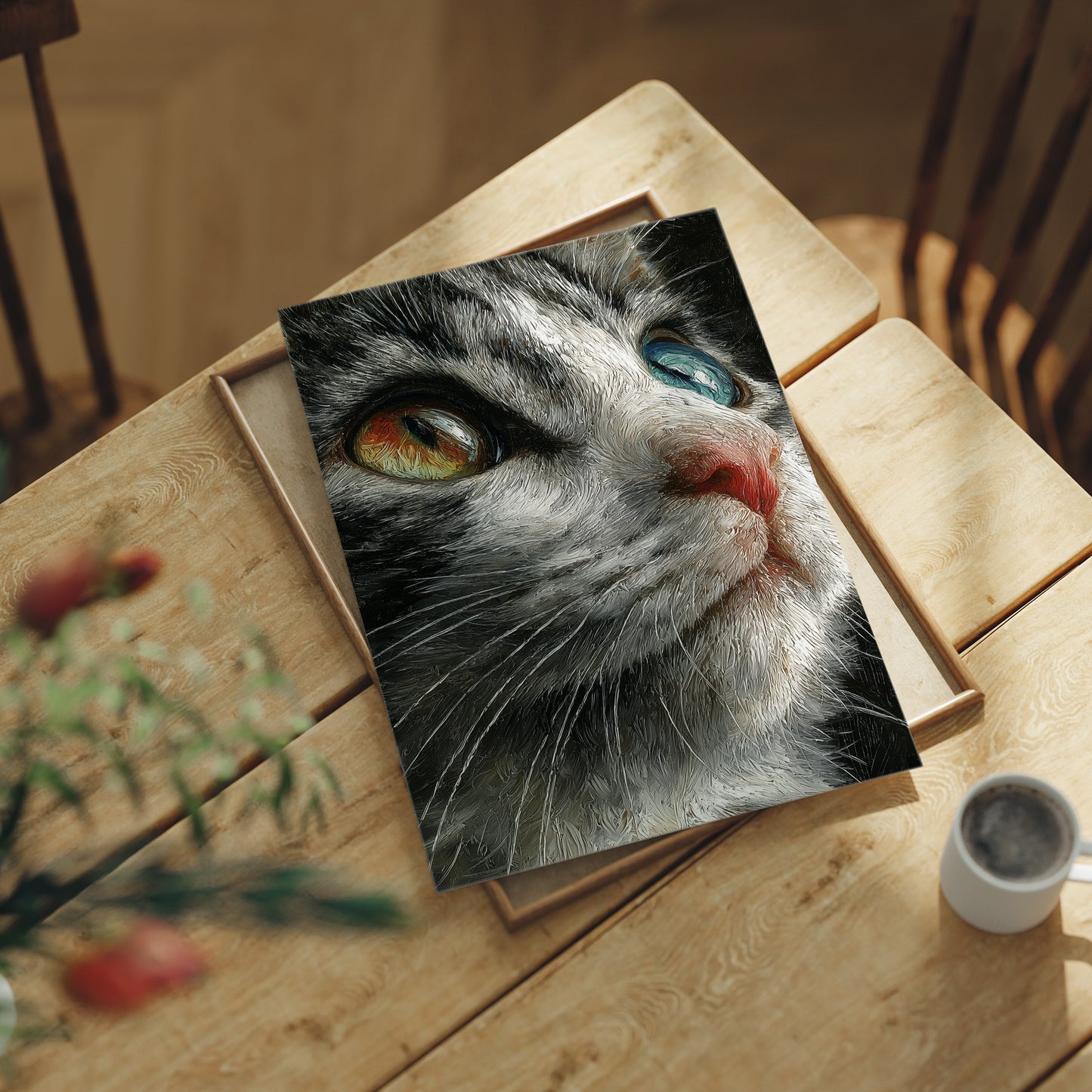 Two Eyes, Two Worlds, One Stare