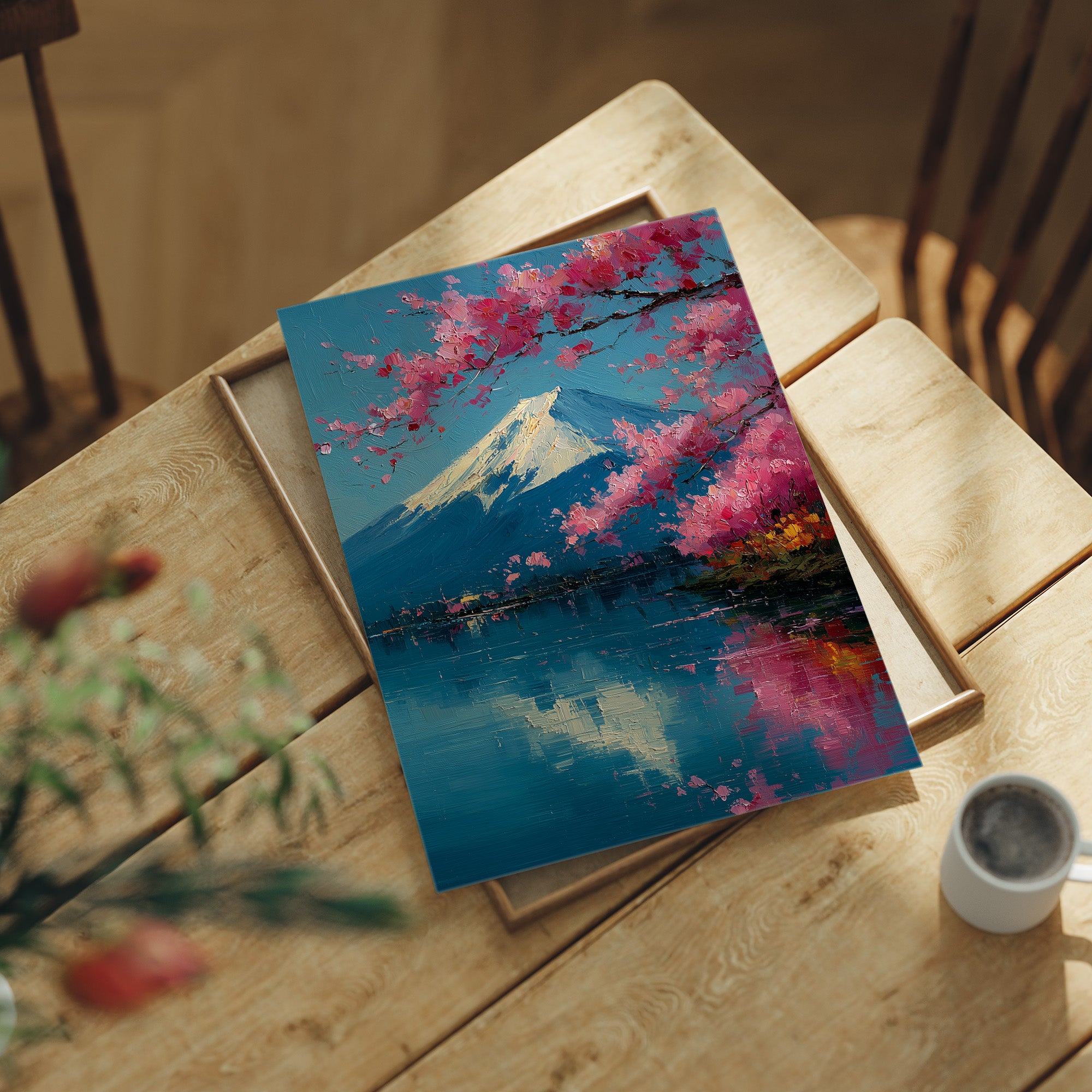 Fuji Holds Still for the Blossoms