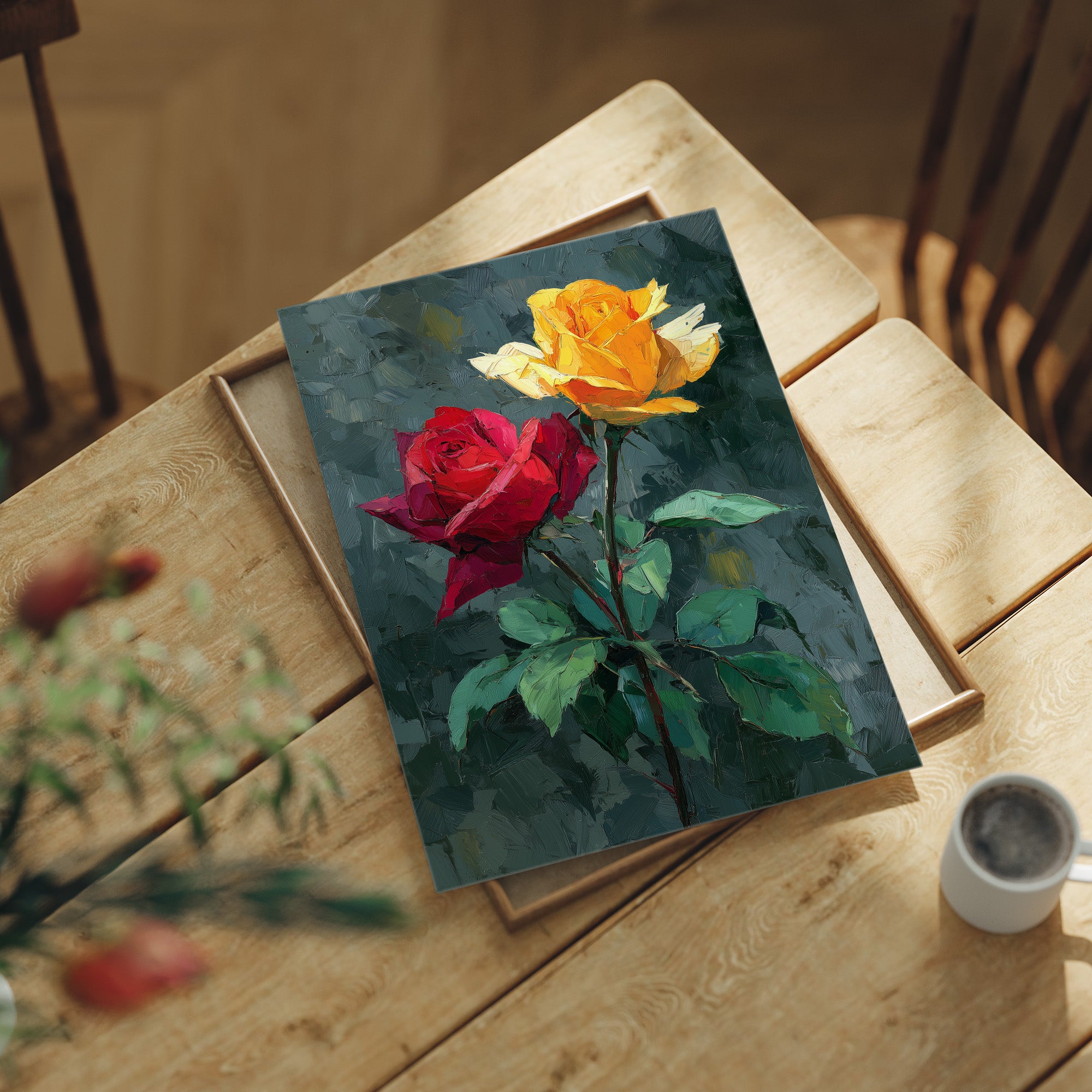 Two Roses, Two Different Fires