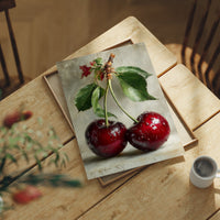 Two Cherries, Still on the Stem