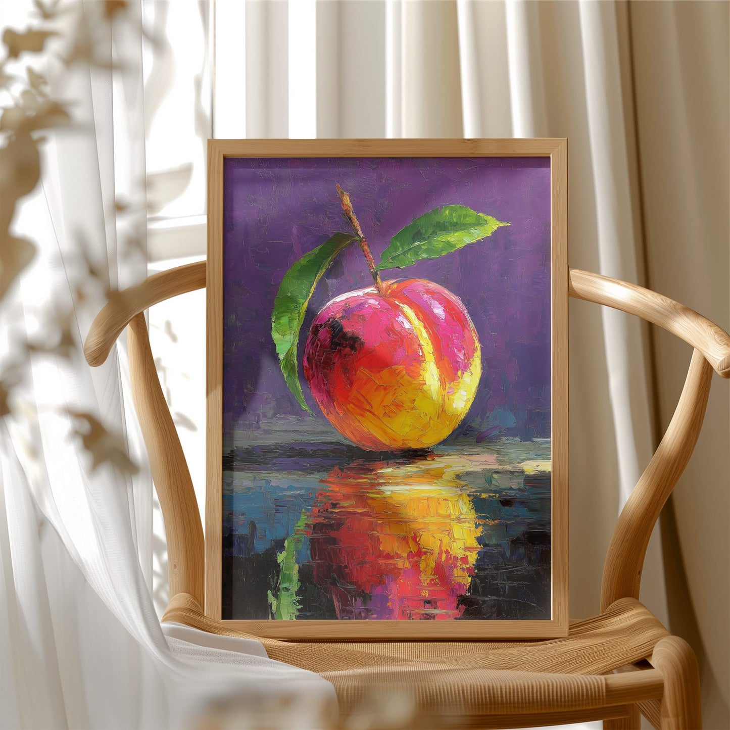 Just One Peach, Perfectly Lit