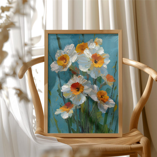 Daffodils on a Blue Day