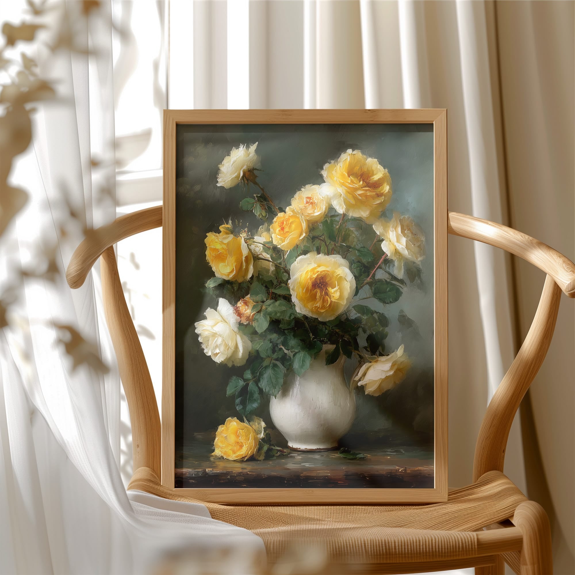 Yellow Roses Before They Turn