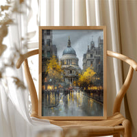 London on a Grey and Golden Evening