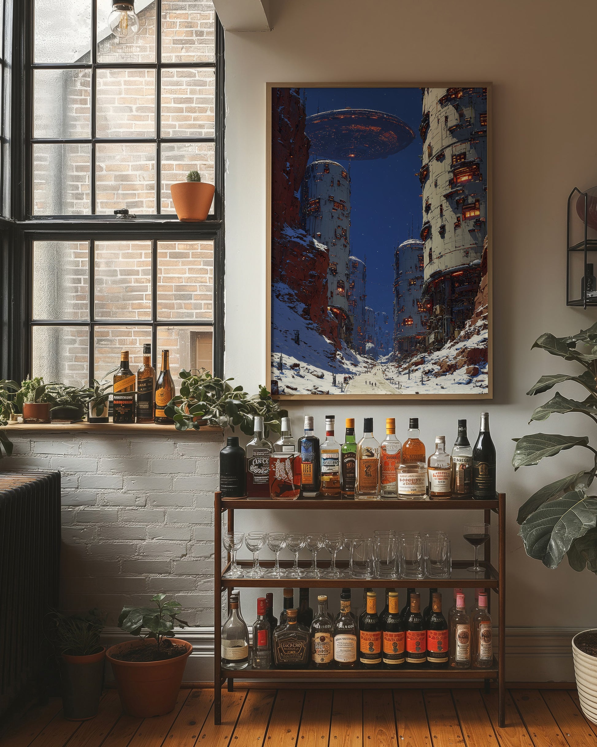 Winter on an Unmapped World