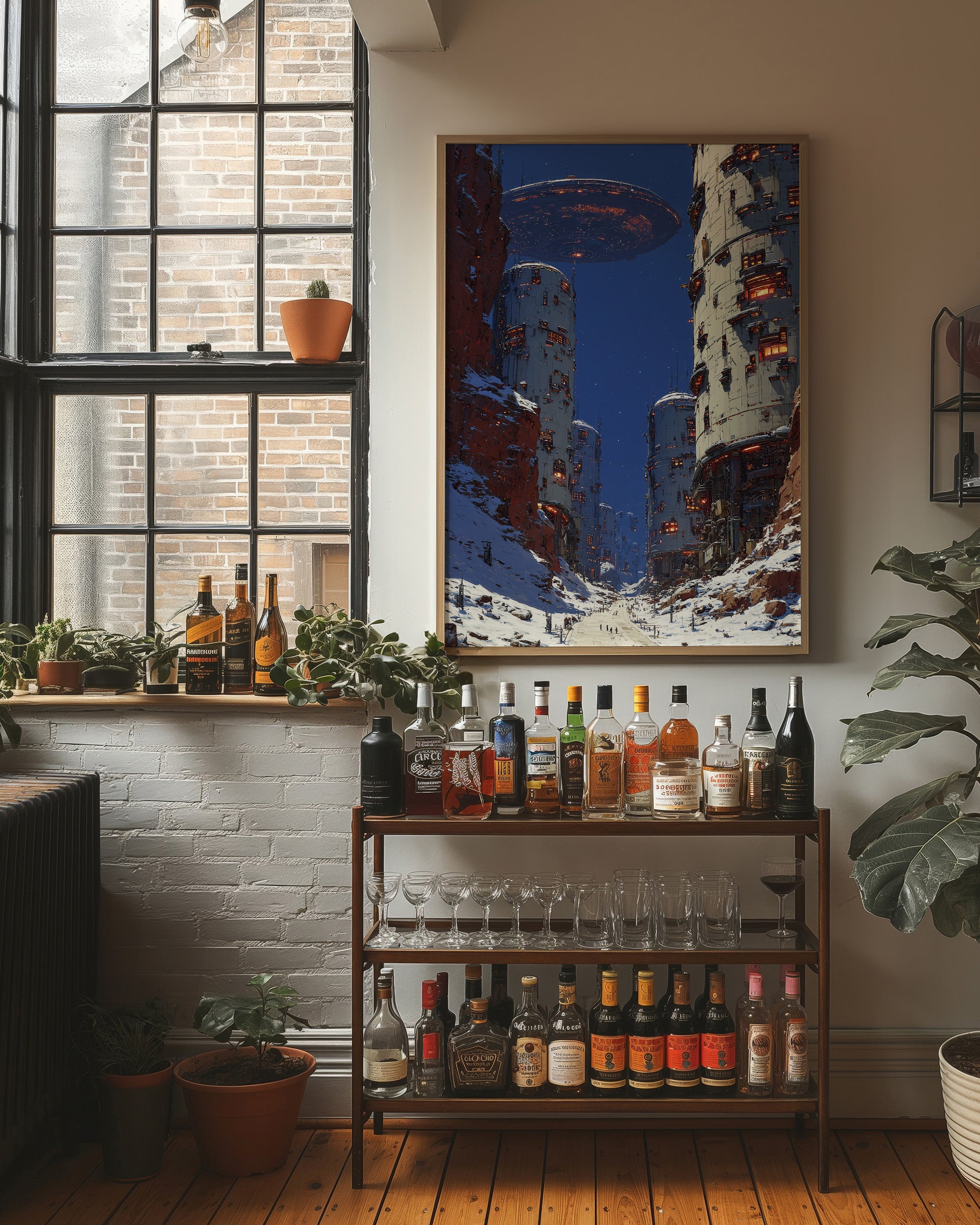 Winter on an Unmapped World