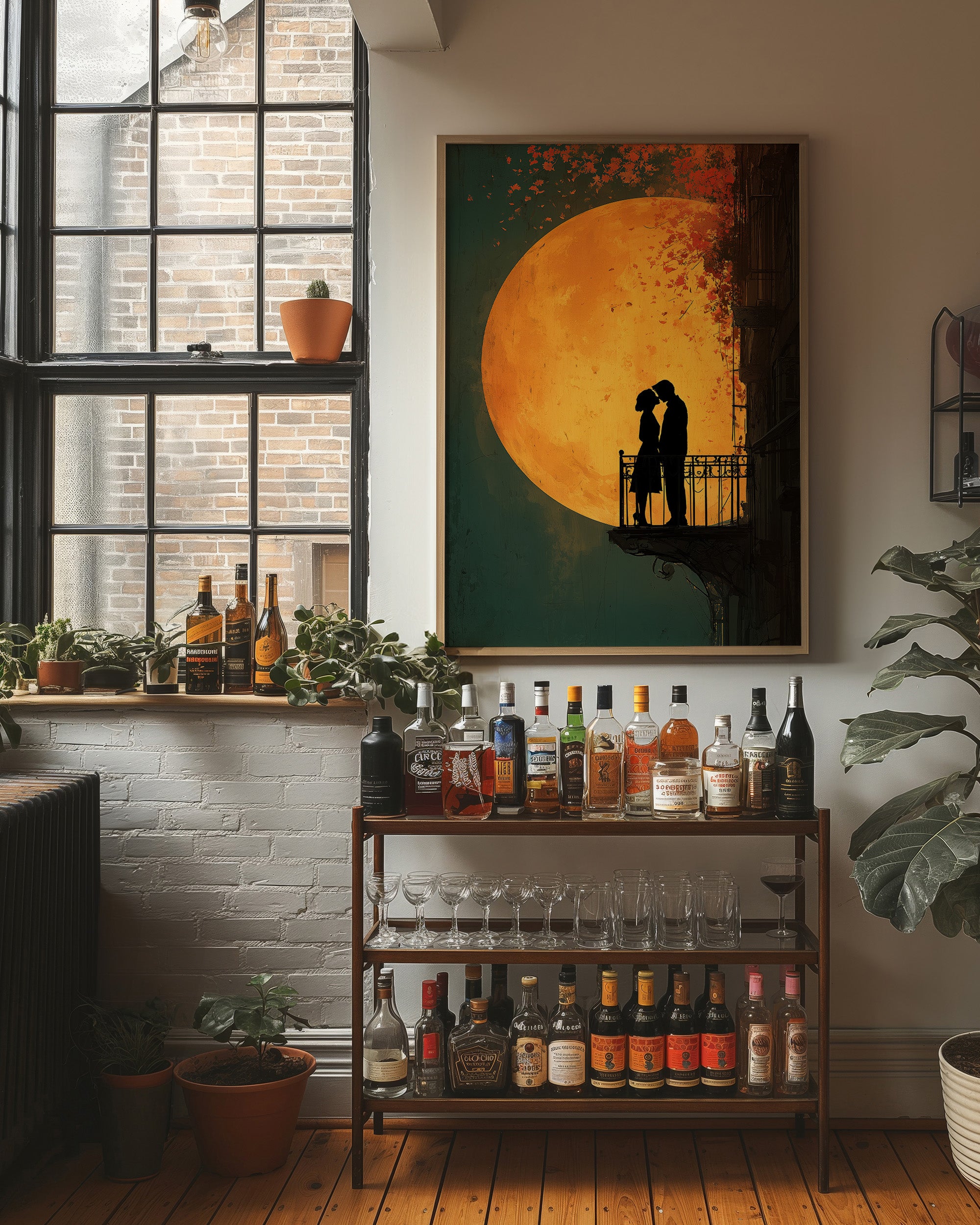 The Moon Made Room for Them