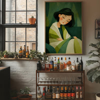 She Rests Inside the Green