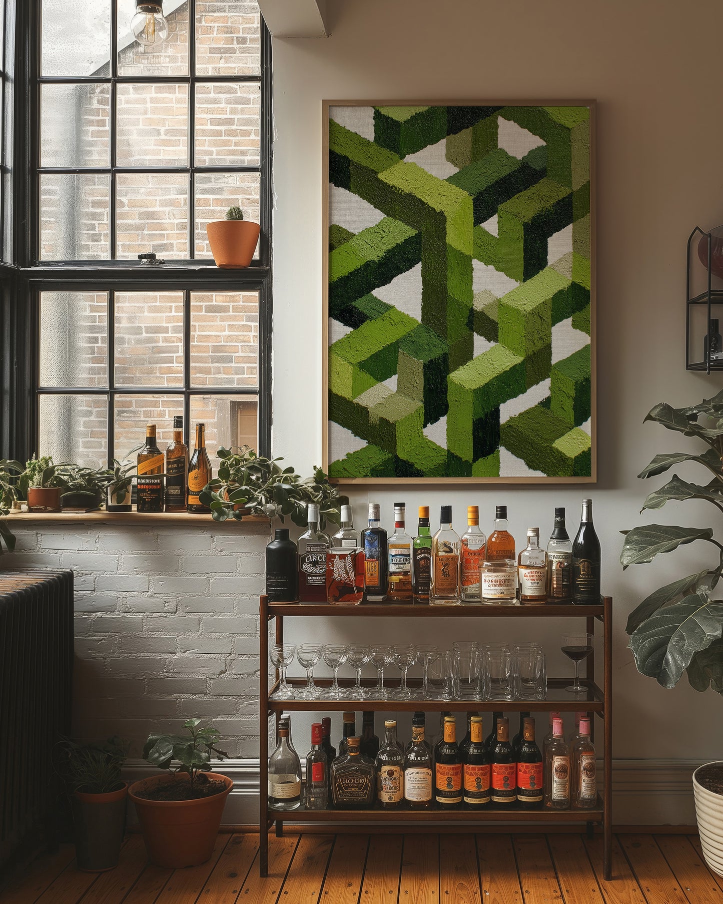 The Grid Thinks in Green