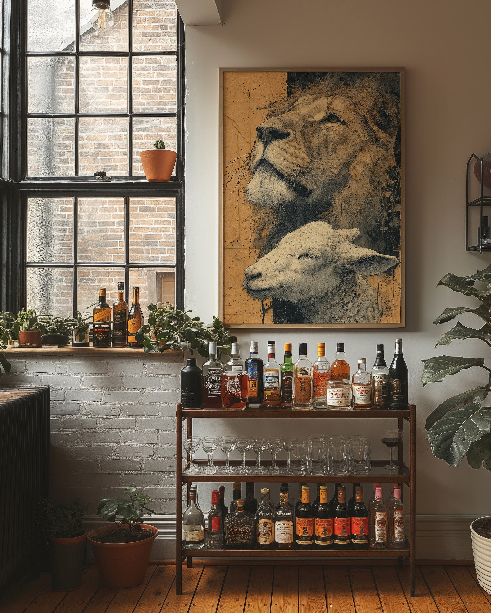 The Lion Lay Down First