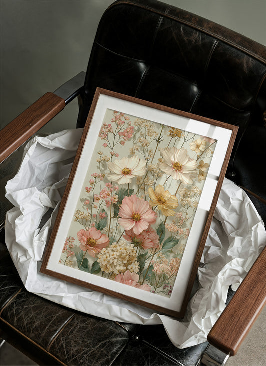 Cosmos and Baby's Breath