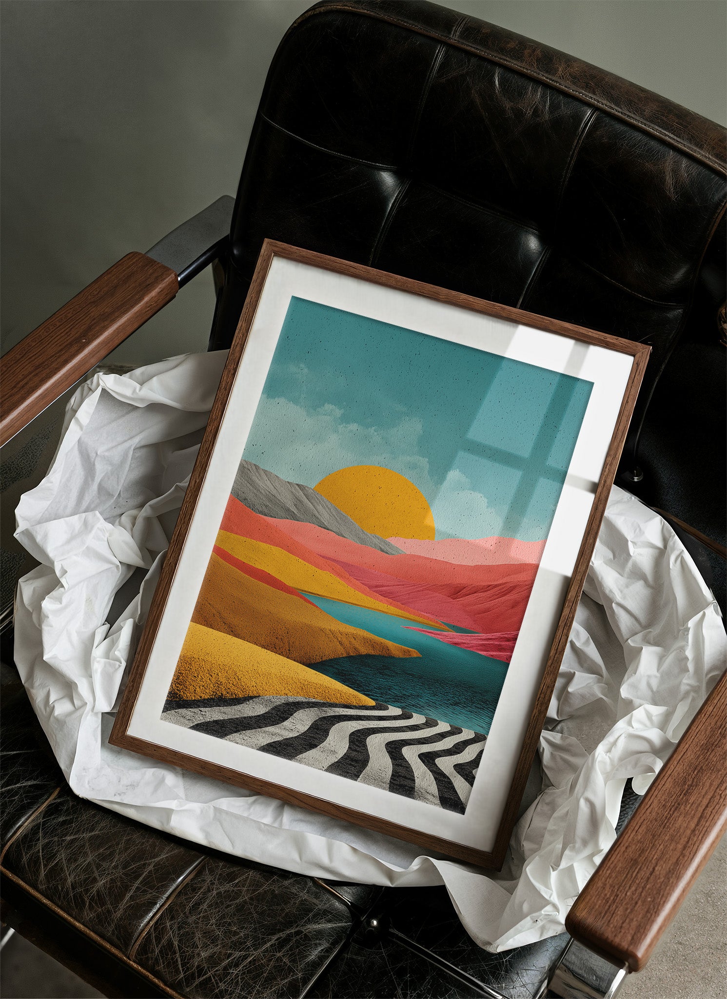 Sunset Over the Painted Dunes