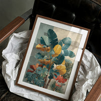 Teal and Marigold Jungle
