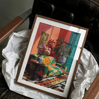 Coral Room, Painted Sofa