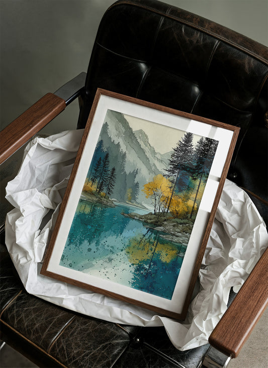 Autumn Gold on Still Water