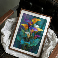 Calla Lilies in Full Color