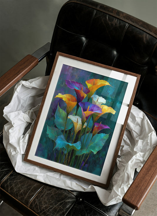 Calla Lilies in Full Color