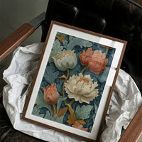 Peonies in the Old Pattern