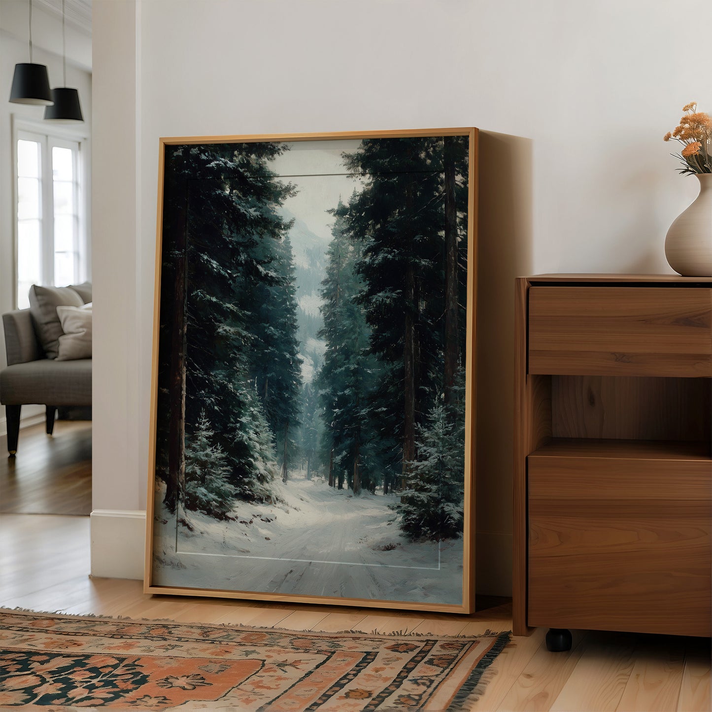 The Quiet Snowbound Road