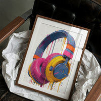 Headphones Dripping in Color