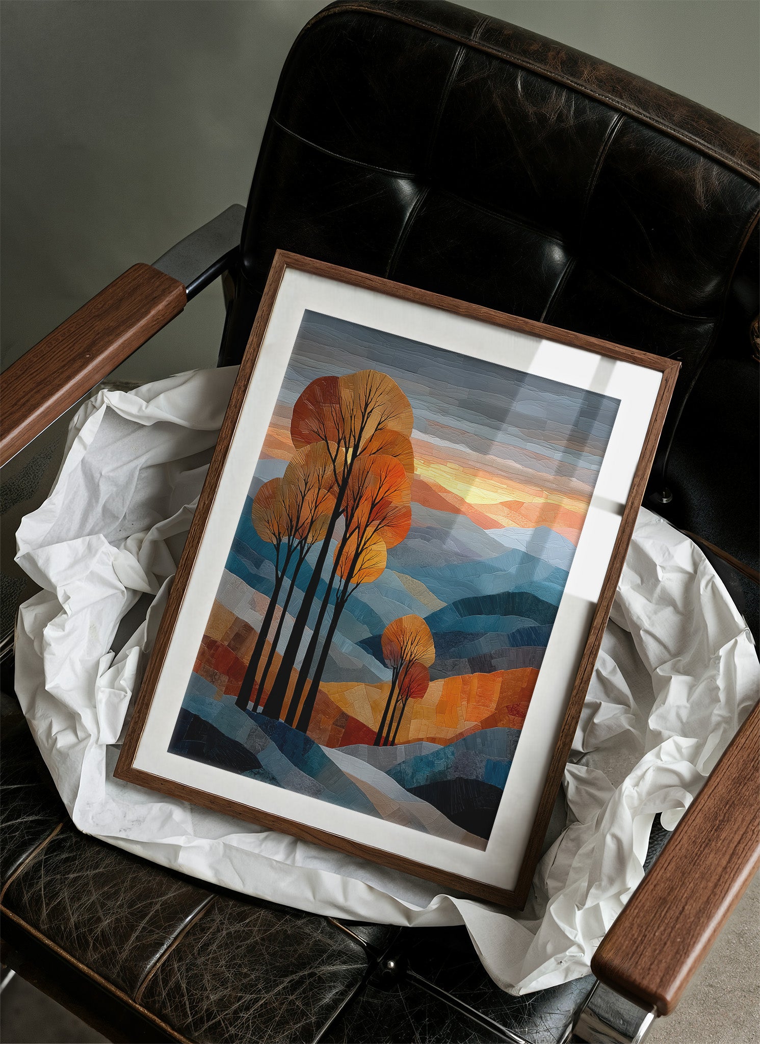 Amber Trees, Blue Hills