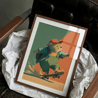 Bear Catches Air