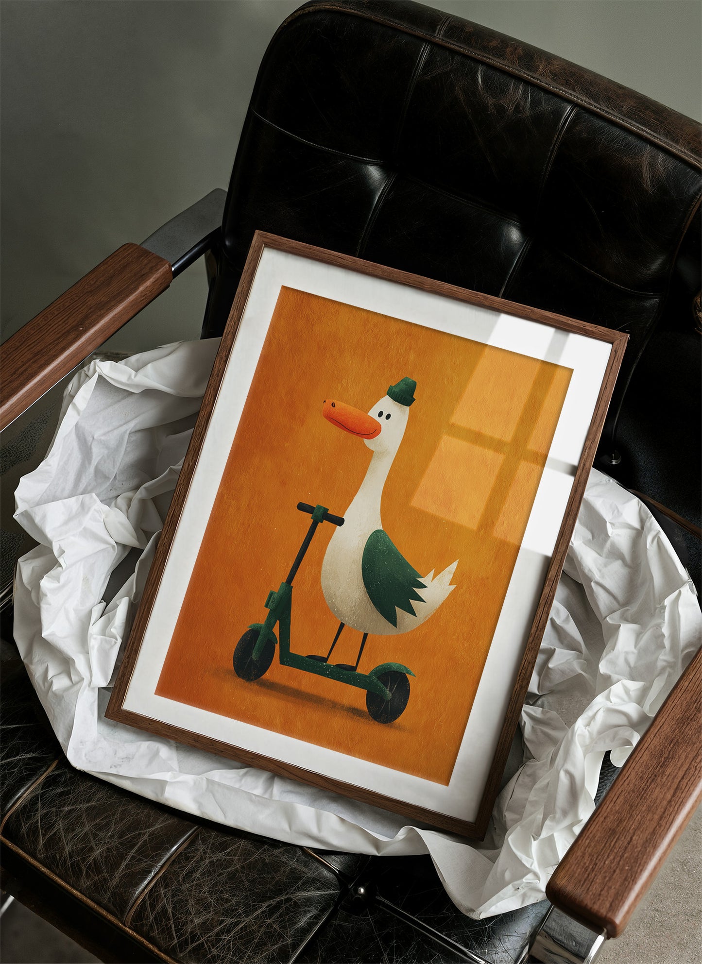 Goose on Wheels