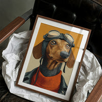 Wide-Eyed Aviator Pup