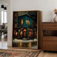 The Corner Shop in Snow
