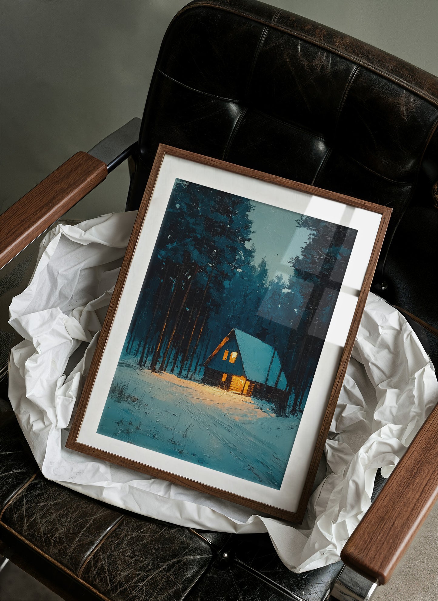 The A-Frame at Dusk