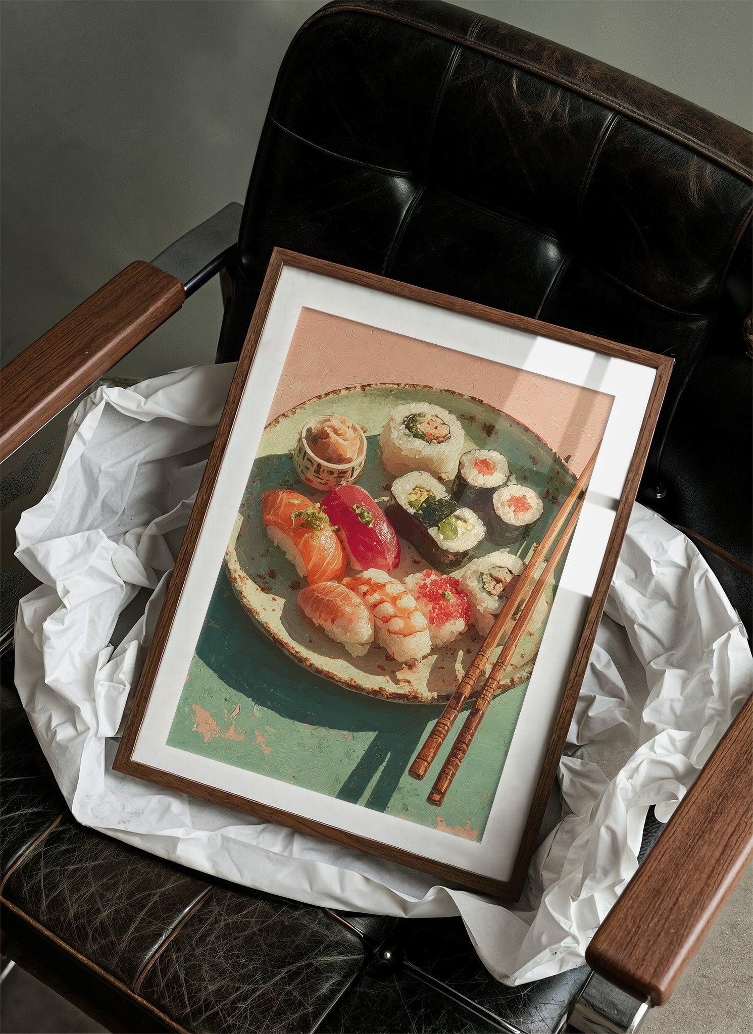 Sushi in Golden Light