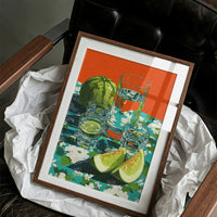 Melon Wedges and Ice Water