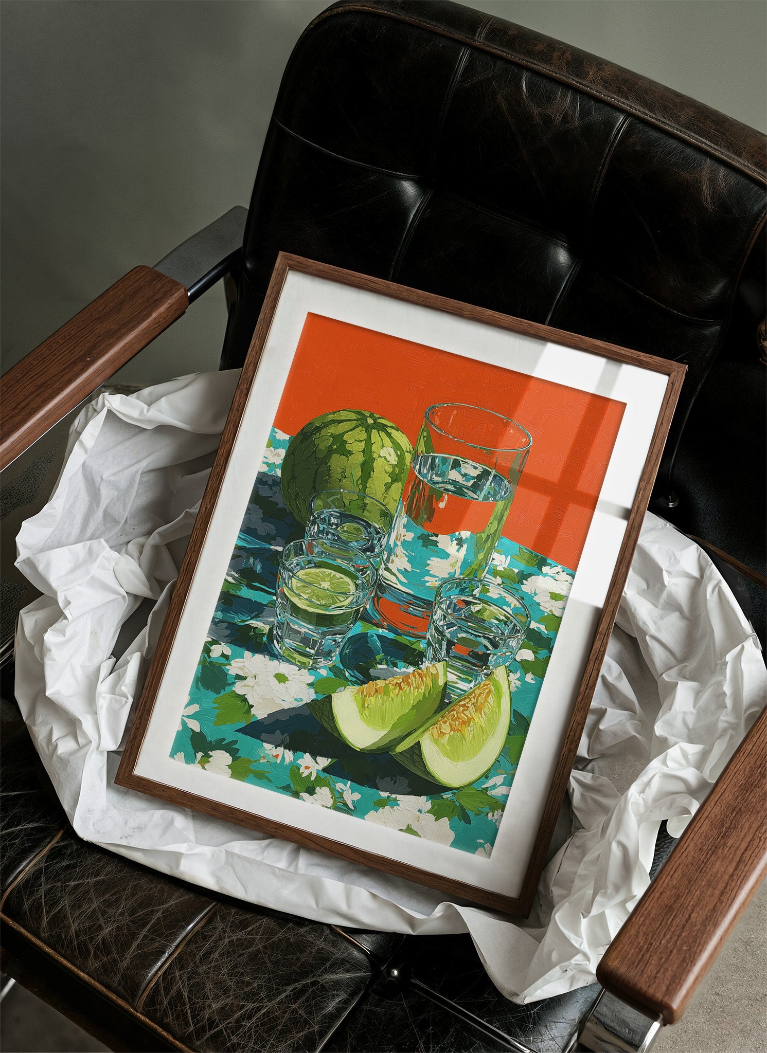 Melon Wedges and Ice Water