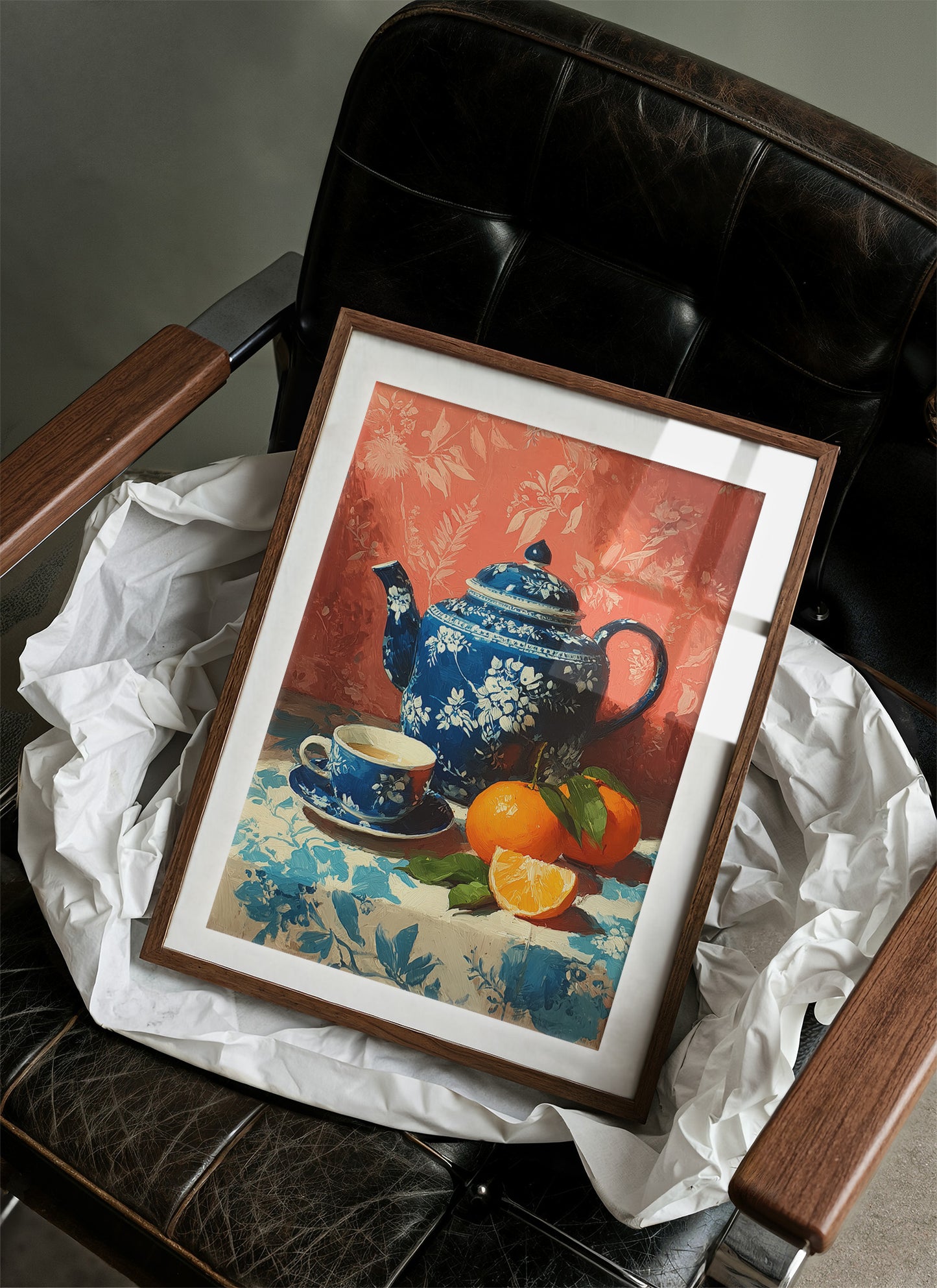 Blue China and Clementines