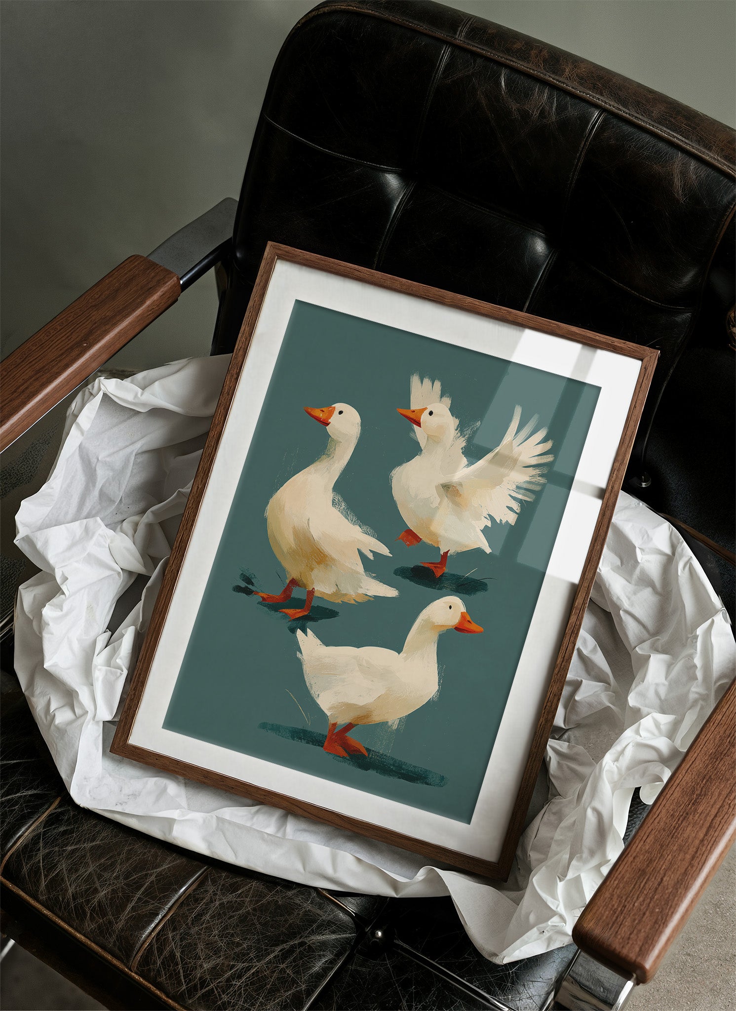 A Gaggle in Motion