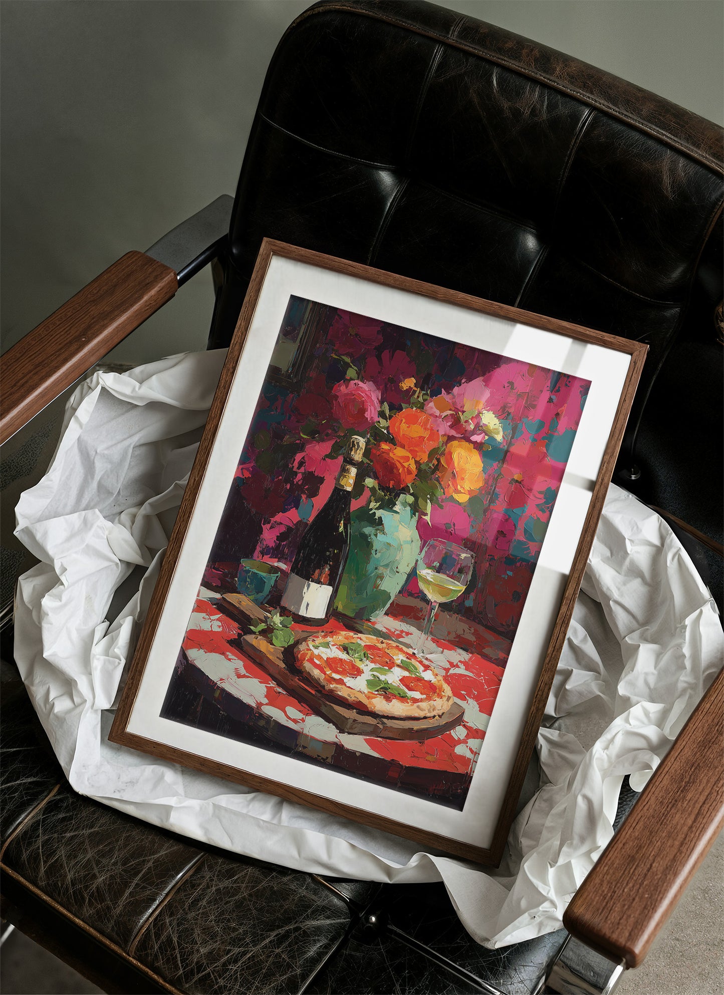Pizza and Peonies