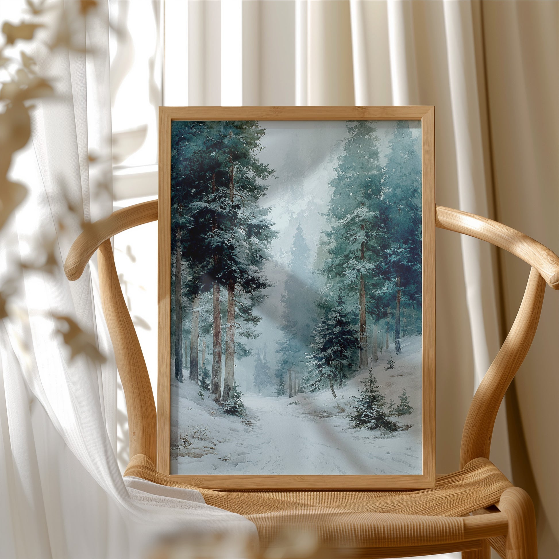 Deep in the Frosted Pines