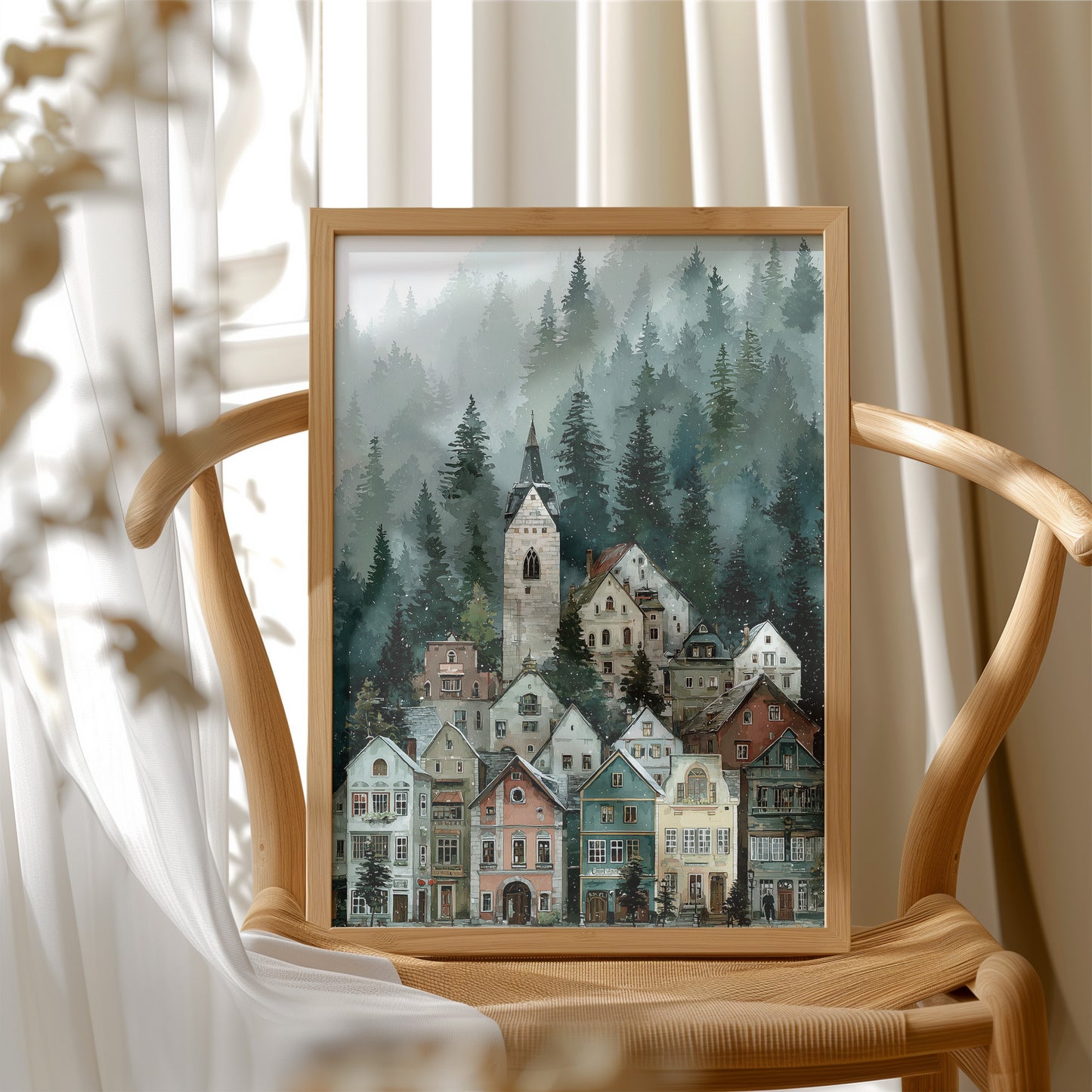 Village Beneath the Pines