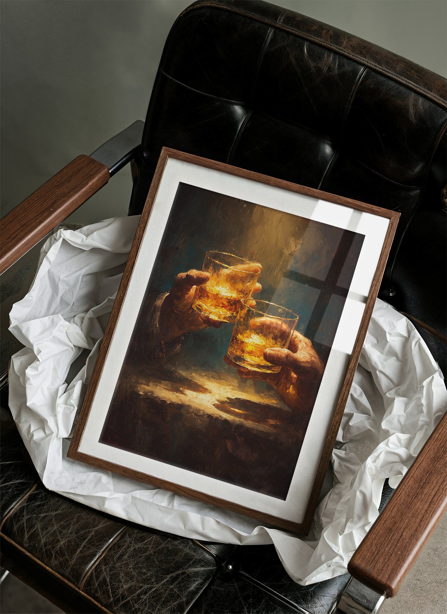 A Toast in Golden Light
