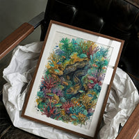 Reef Hideaway: Watercolor Moray Eel Study