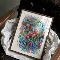 Flame Nudibranch: Watercolor Sea Slug Study