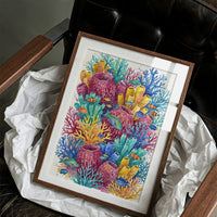 Coral Garden: Watercolor Reef Ecosystem Study