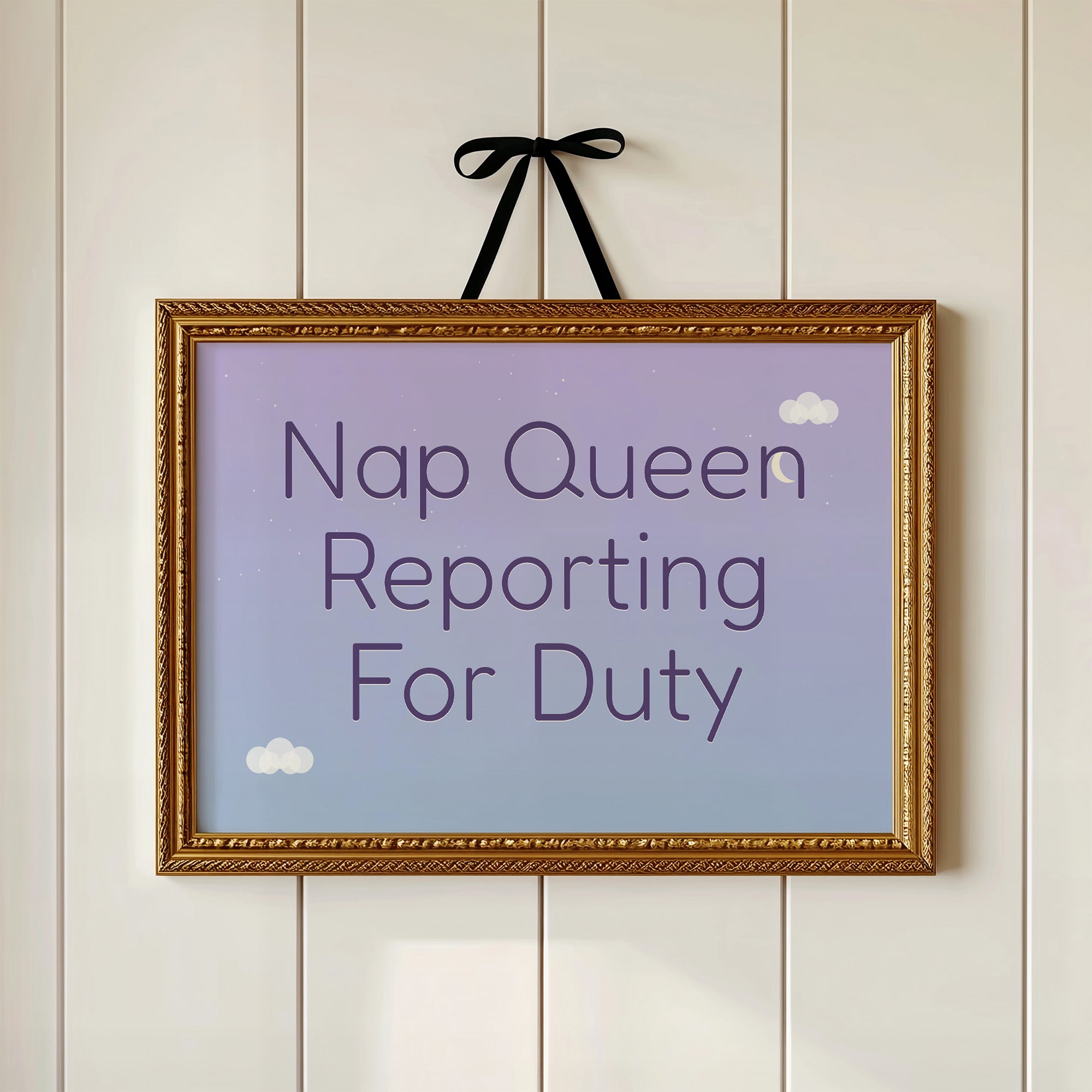 Nap Queen Reporting For Duty